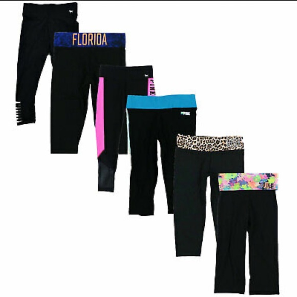 ❌SOLD❌ Set of two PINK cropped yoga pants